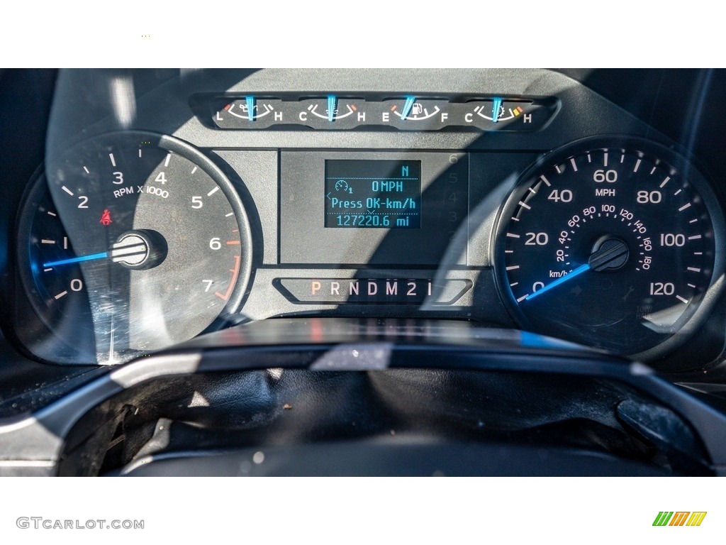 2016 F150 XLT SuperCab - Oxford White / Medium Earth Gray photo #26