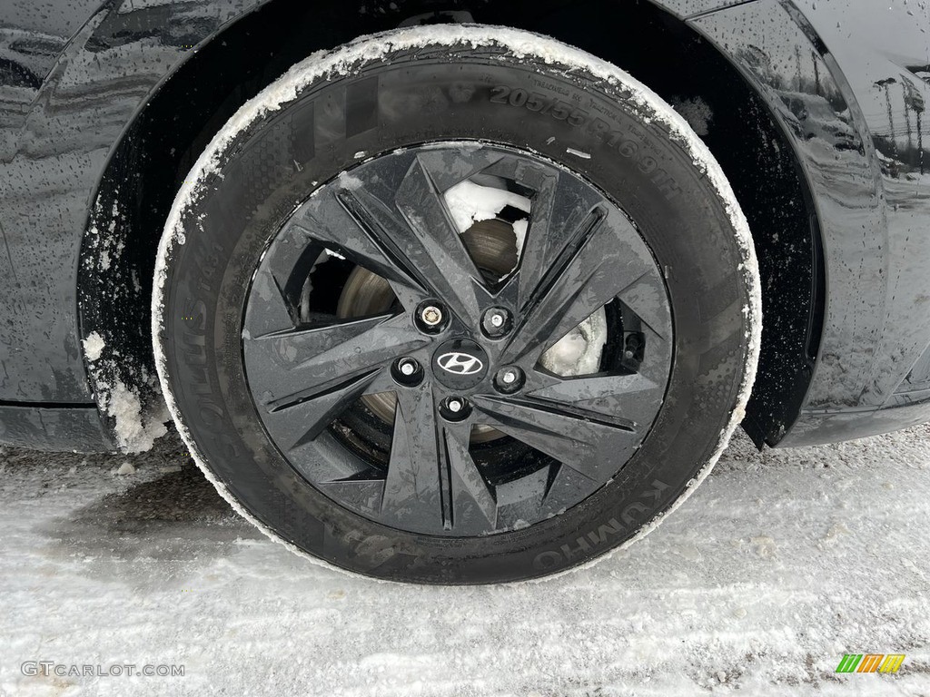 2021 Elantra SEL - Phantom Black / Black photo #6