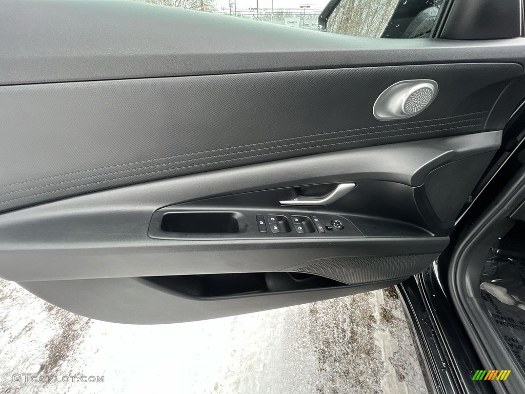 2021 Elantra SEL - Phantom Black / Black photo #9