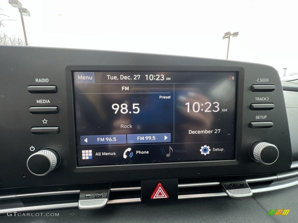 2021 Elantra SEL - Phantom Black / Black photo #12