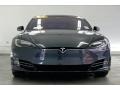 2017 Midnight Silver Metallic Tesla Model S 75  photo #2