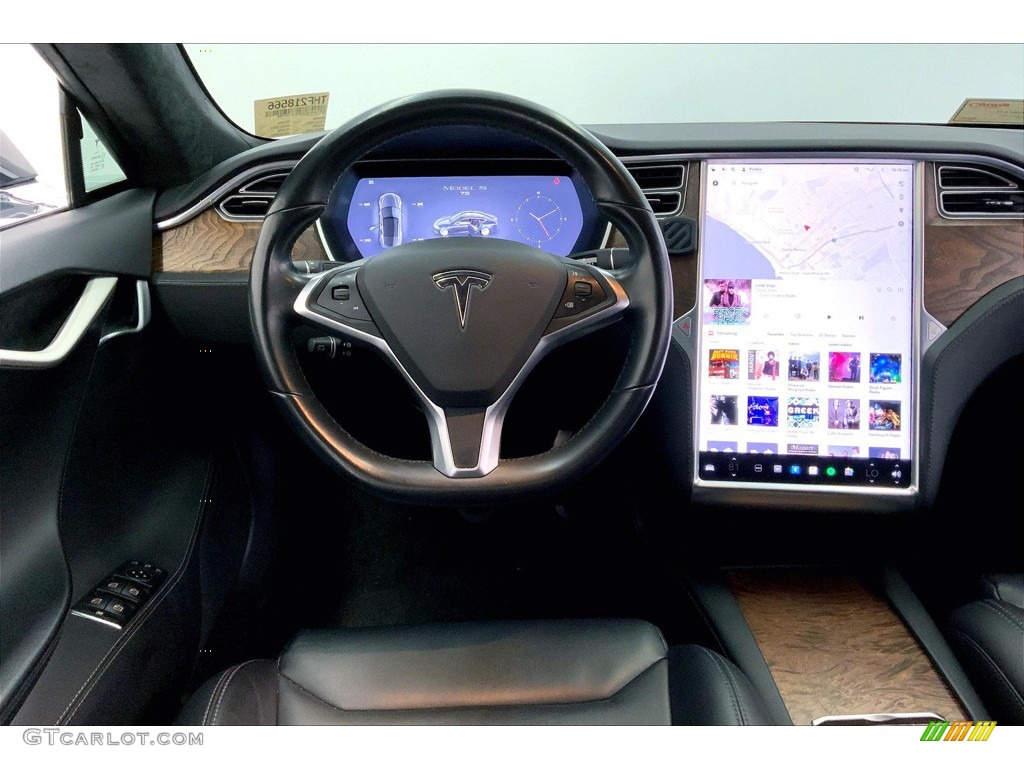 2017 Tesla Model S 75 Black Dashboard Photo #145391209