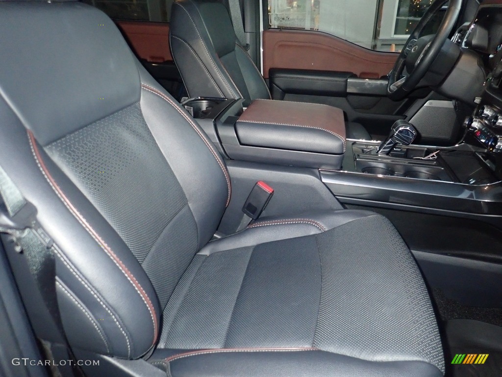 2022 Ford F150 Lariat SuperCrew 4x4 Front Seat Photo #145391789