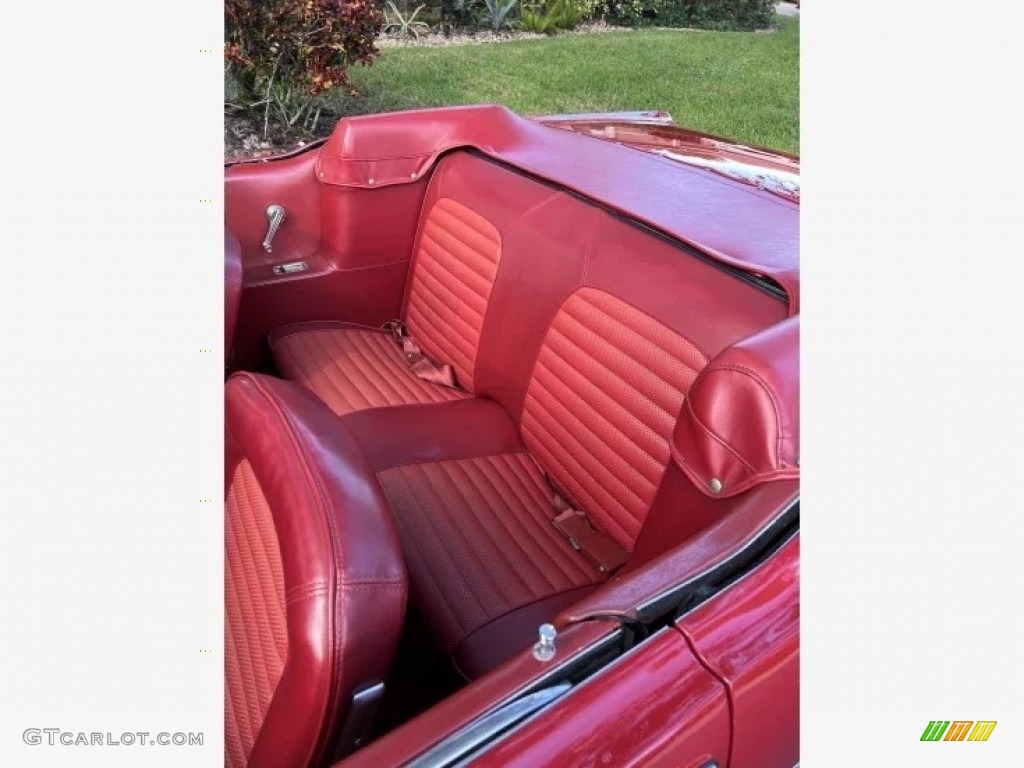 Red Interior 1966 Ford Mustang Convertible Photo #145392093