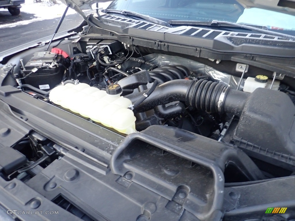 2022 Ford F150 Lariat SuperCrew 4x4 5.0 Liter DOHC 32-Valve Ti-VCT E85 V8 Engine Photo #145392145