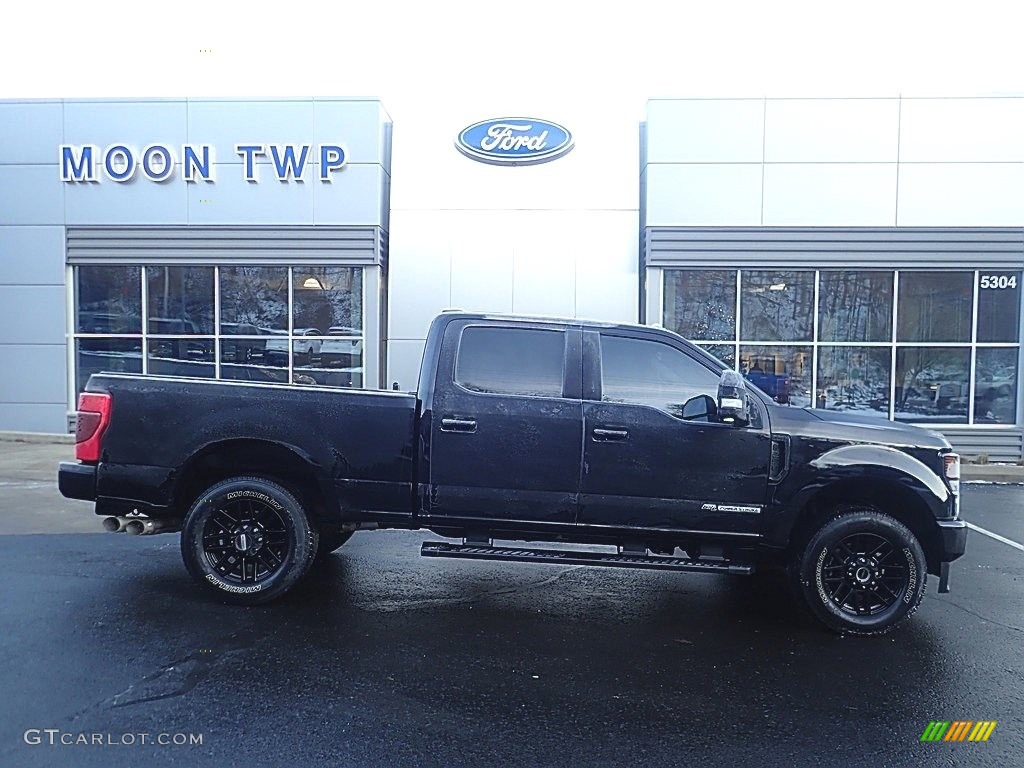 2021 F250 Super Duty Lariat Crew Cab 4x4 - Agate Black / Black photo #1