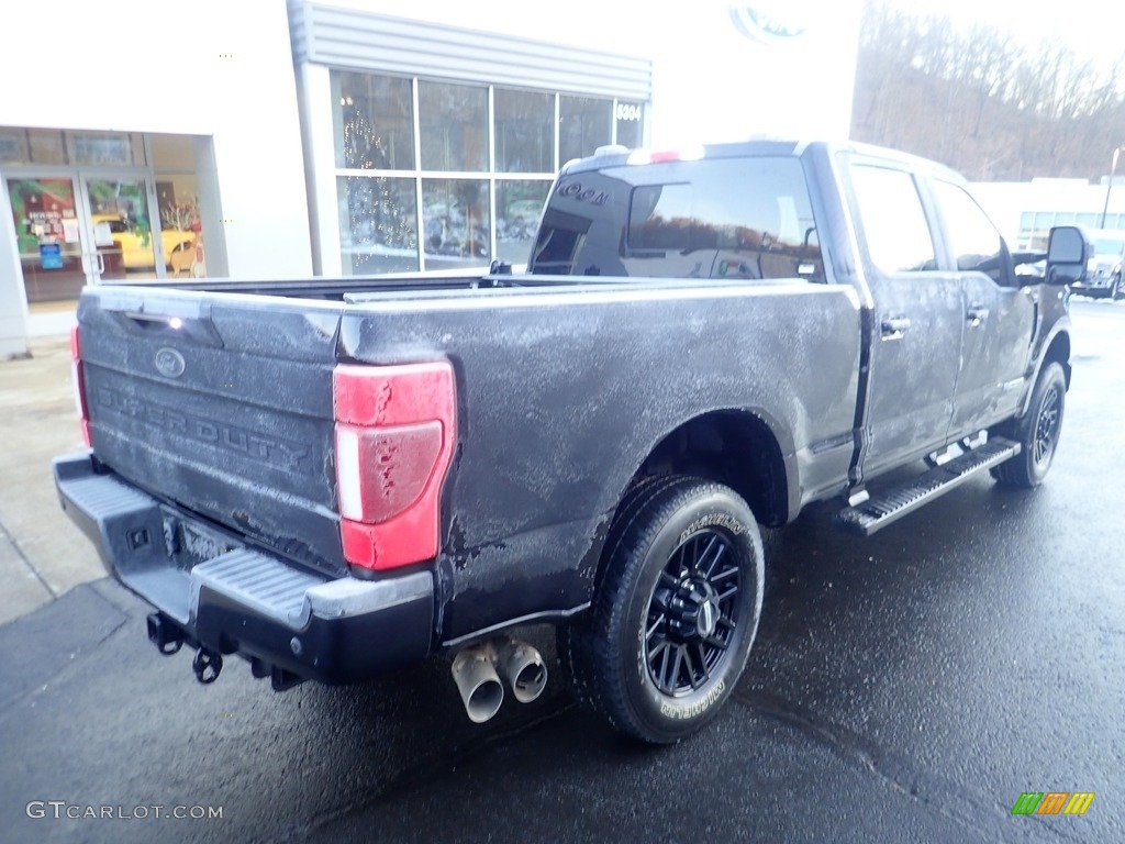 2021 F250 Super Duty Lariat Crew Cab 4x4 - Agate Black / Black photo #2
