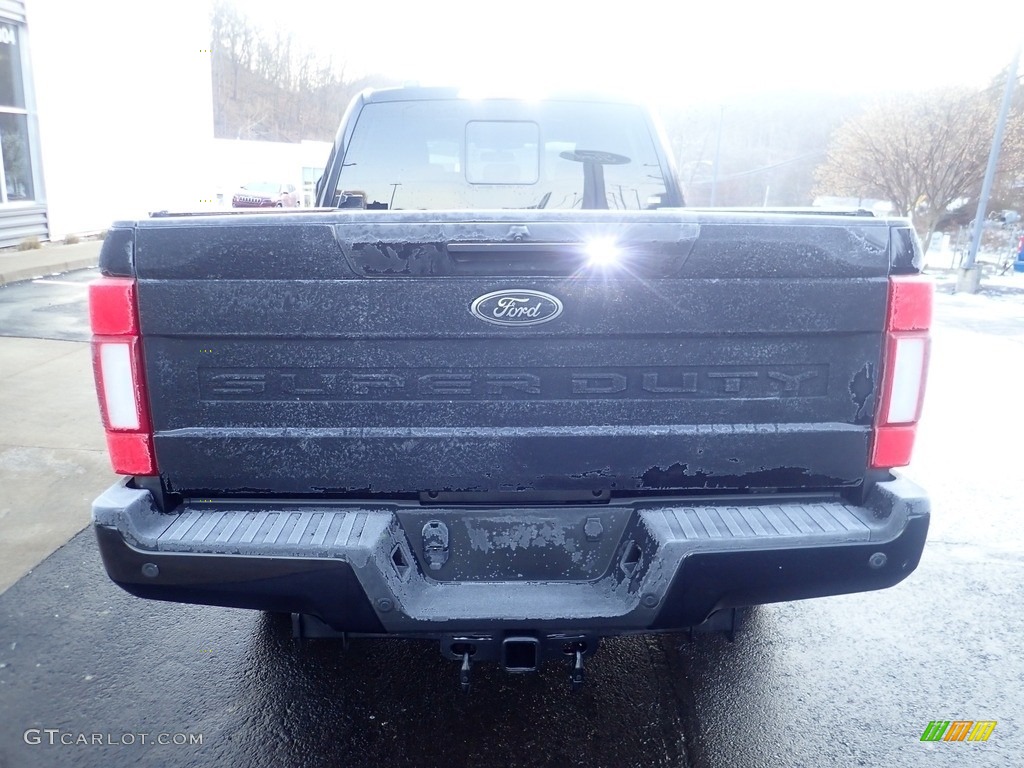 2021 F250 Super Duty Lariat Crew Cab 4x4 - Agate Black / Black photo #3