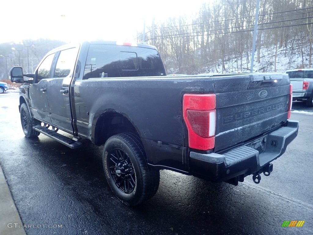 2021 F250 Super Duty Lariat Crew Cab 4x4 - Agate Black / Black photo #4