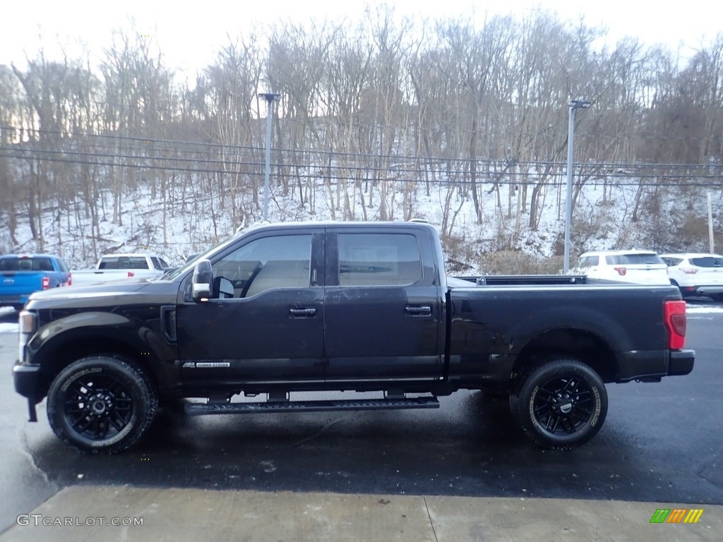 2021 F250 Super Duty Lariat Crew Cab 4x4 - Agate Black / Black photo #5