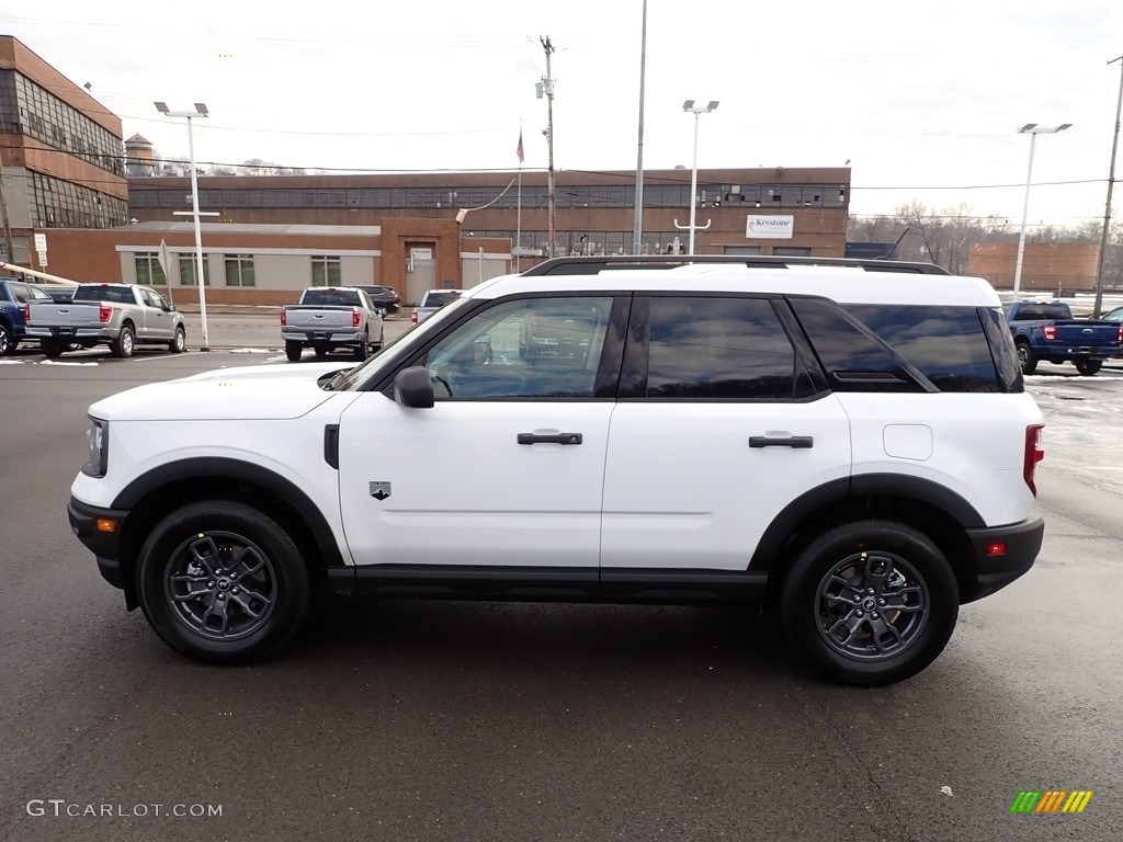 2022 Bronco Sport Big Bend 4x4 - Oxford White / Medium Dark Slate photo #5