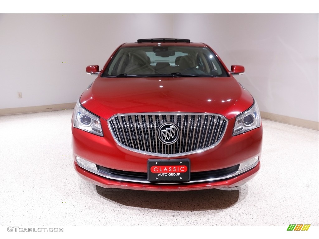 2014 LaCrosse Premium - Crystal Red Tintcoat / Light Neutral photo #2