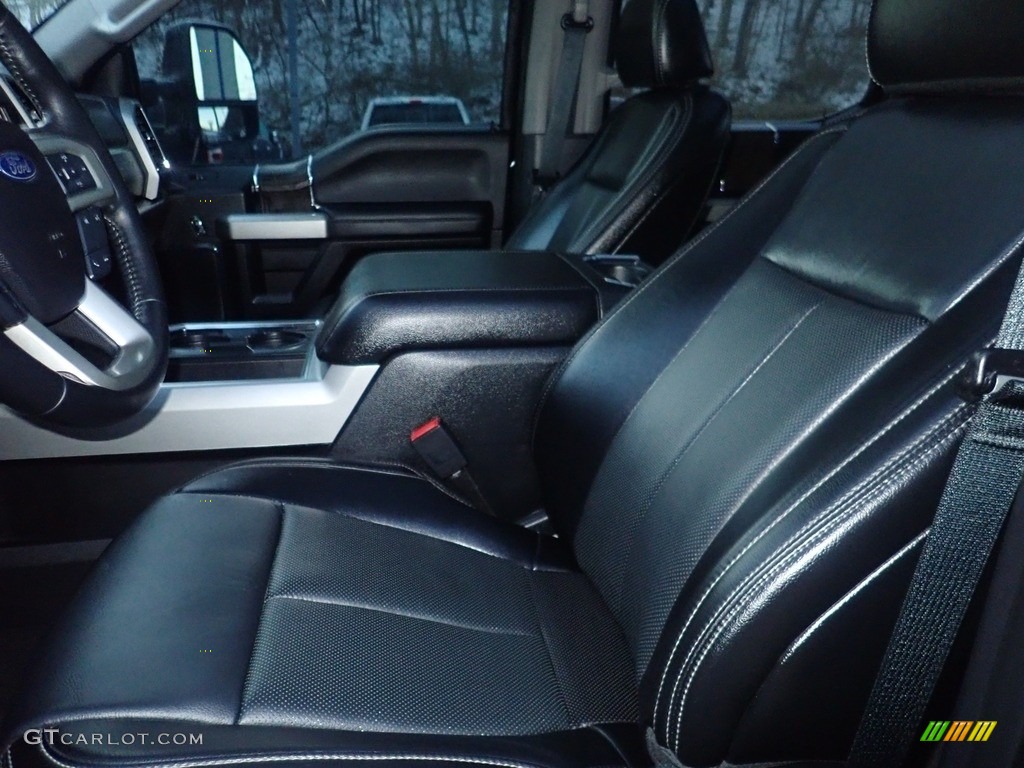 2021 F250 Super Duty Lariat Crew Cab 4x4 - Agate Black / Black photo #17