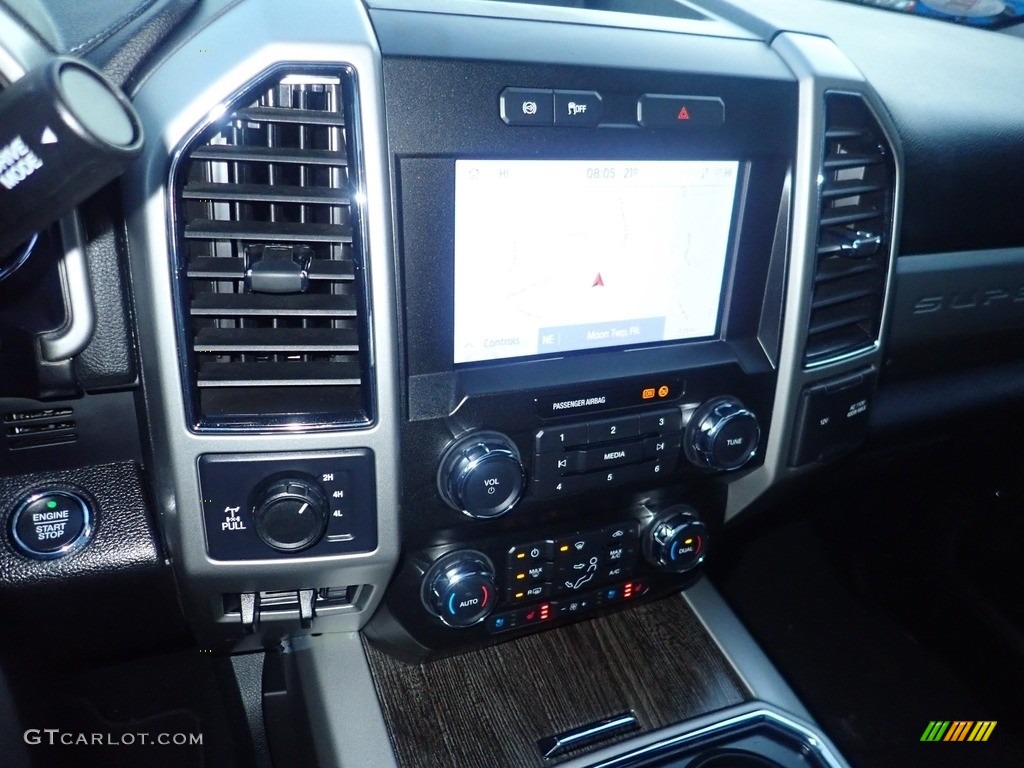 2021 F250 Super Duty Lariat Crew Cab 4x4 - Agate Black / Black photo #26