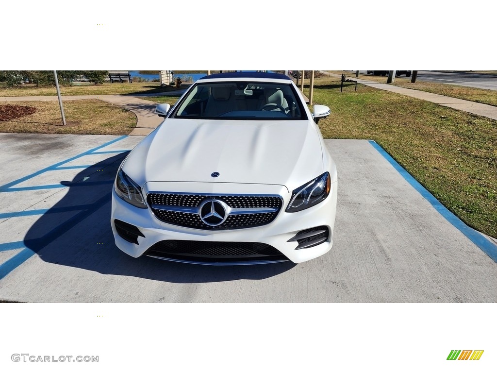 2020 E 450 Cabriolet - Polar White / Macchiato Beige/Espresso photo #6