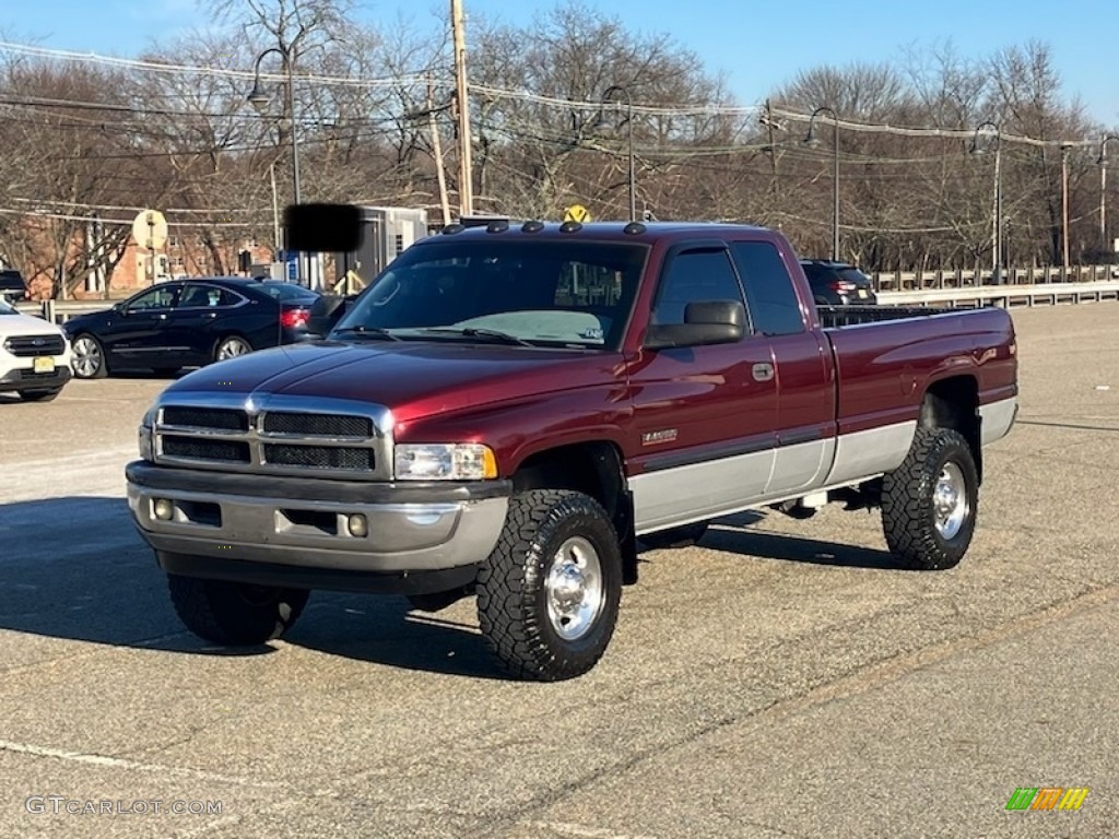 2001 Ram 2500 SLT Quad Cab 4x4 - Flame Red / Agate photo #20