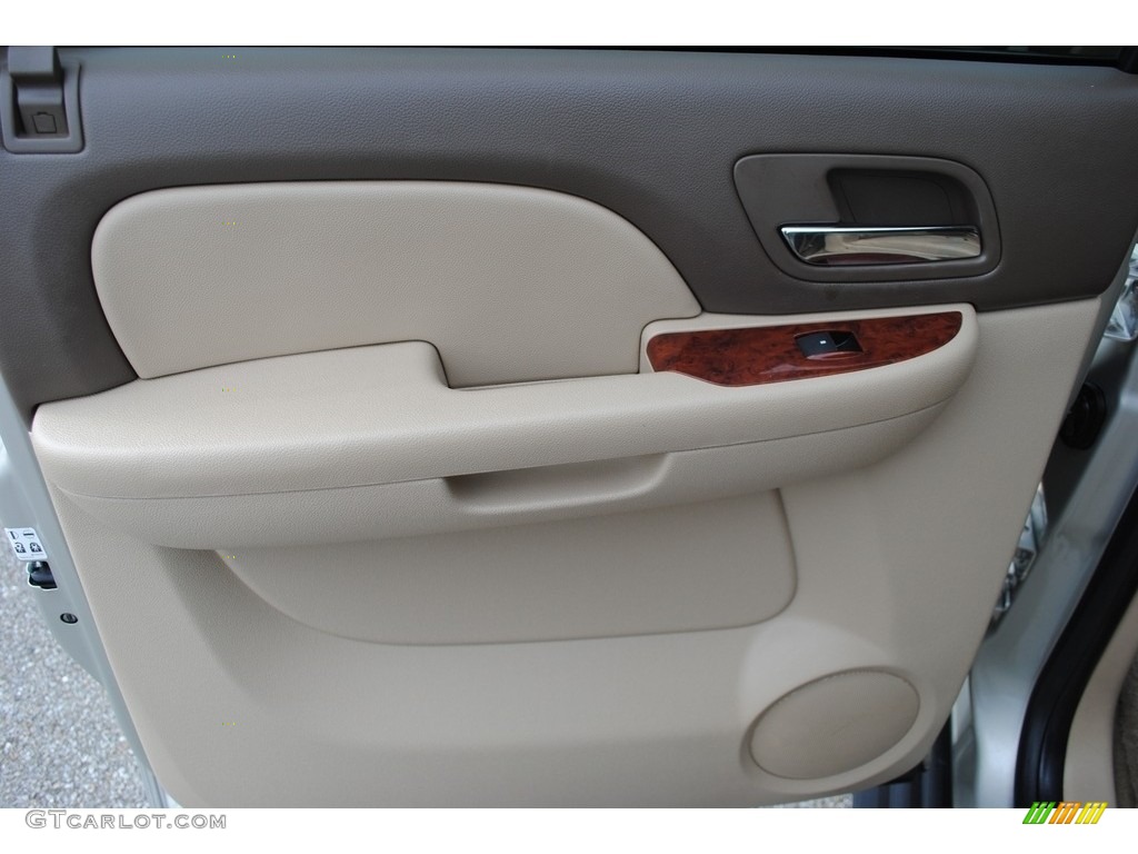 2014 GMC Yukon XL SLT Light Tan Door Panel Photo #145393537