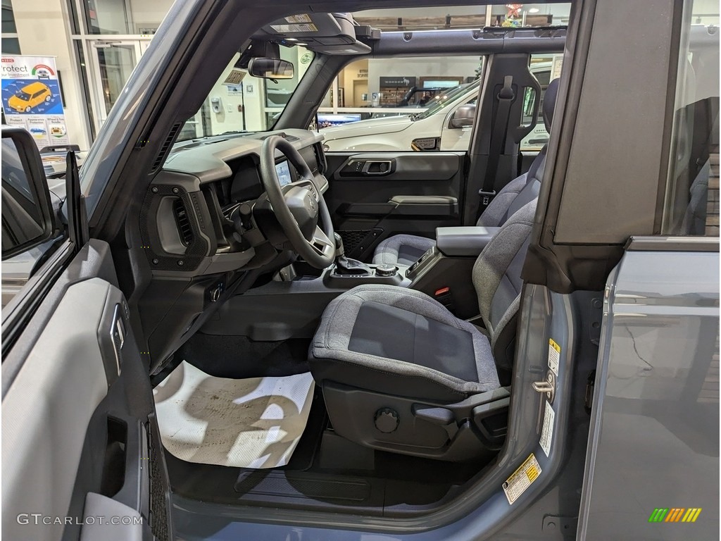Dark Space Gray Interior 2023 Ford Bronco Base 4X4 4-Door Photo #145393789