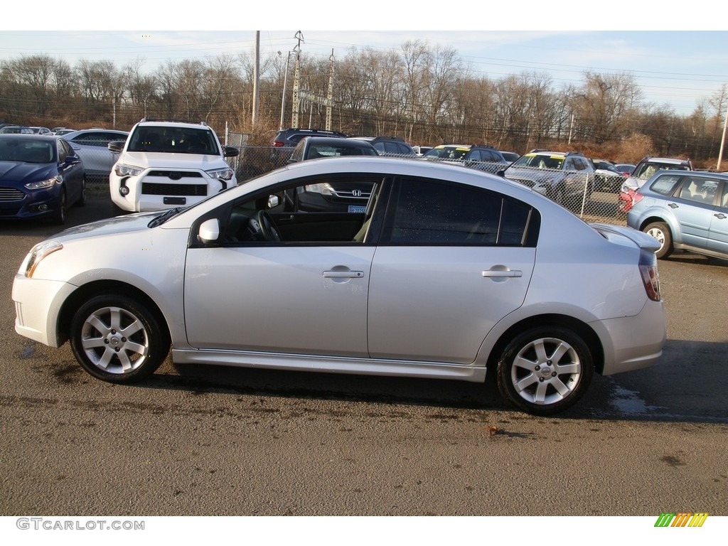 2011 Sentra 2.0 SR - Brilliant Silver Metallic / Charcoal photo #8