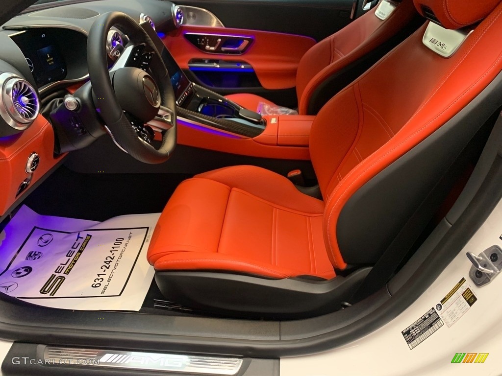 Red Pepper/Black Interior 2022 Mercedes-Benz SL AMG 63 Roadster Photo #145394233