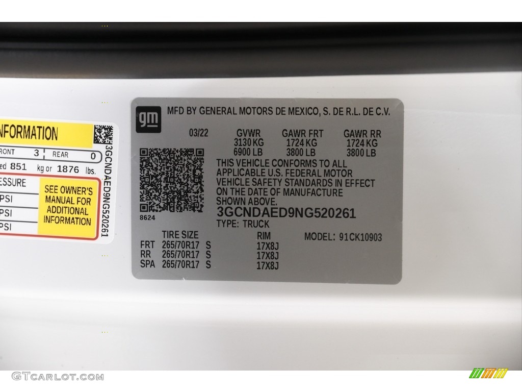 2022 Silverado 1500 WT Regular Cab 4x4 - Summit White / Jet Black photo #20