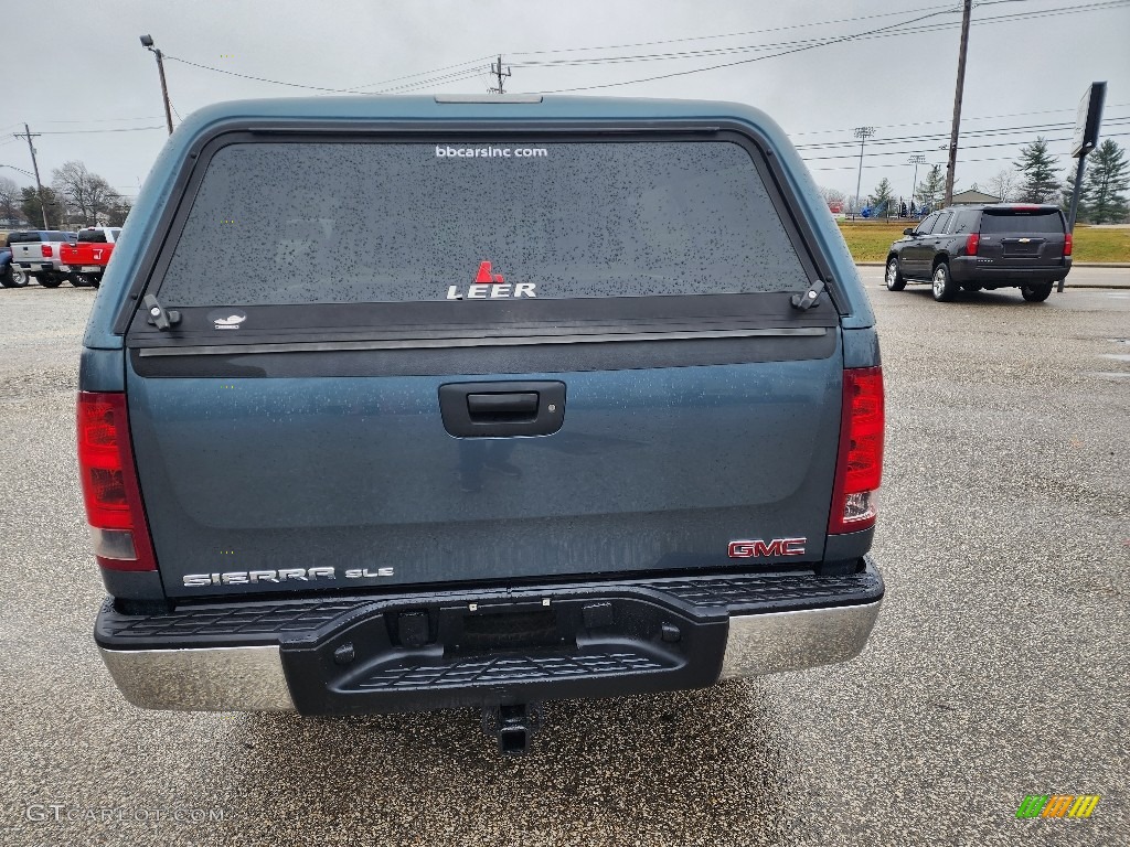 2013 Sierra 1500 SLE Regular Cab 4x4 - Stealth Gray Metallic / Light Titanium/Dark Titanium photo #4