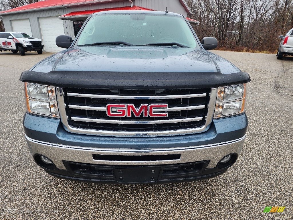 2013 Sierra 1500 SLE Regular Cab 4x4 - Stealth Gray Metallic / Light Titanium/Dark Titanium photo #8