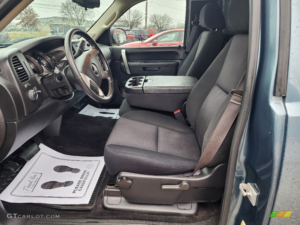 2013 Sierra 1500 SLE Regular Cab 4x4 - Stealth Gray Metallic / Light Titanium/Dark Titanium photo #9