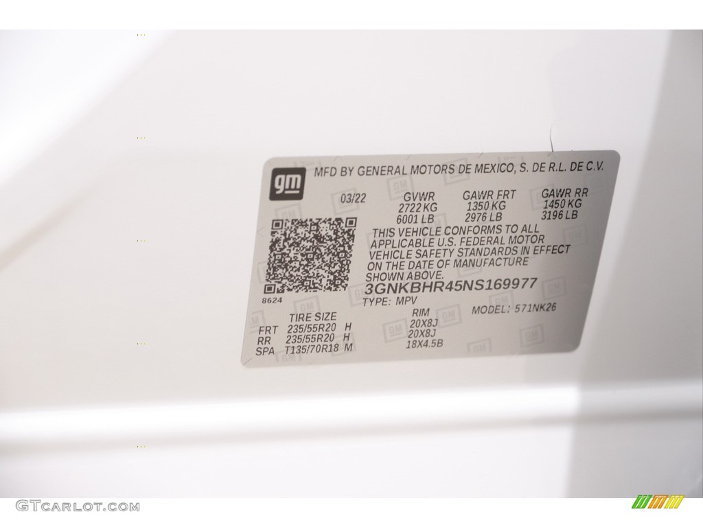 2022 Blazer LT AWD - Summit White / Jet Black photo #22