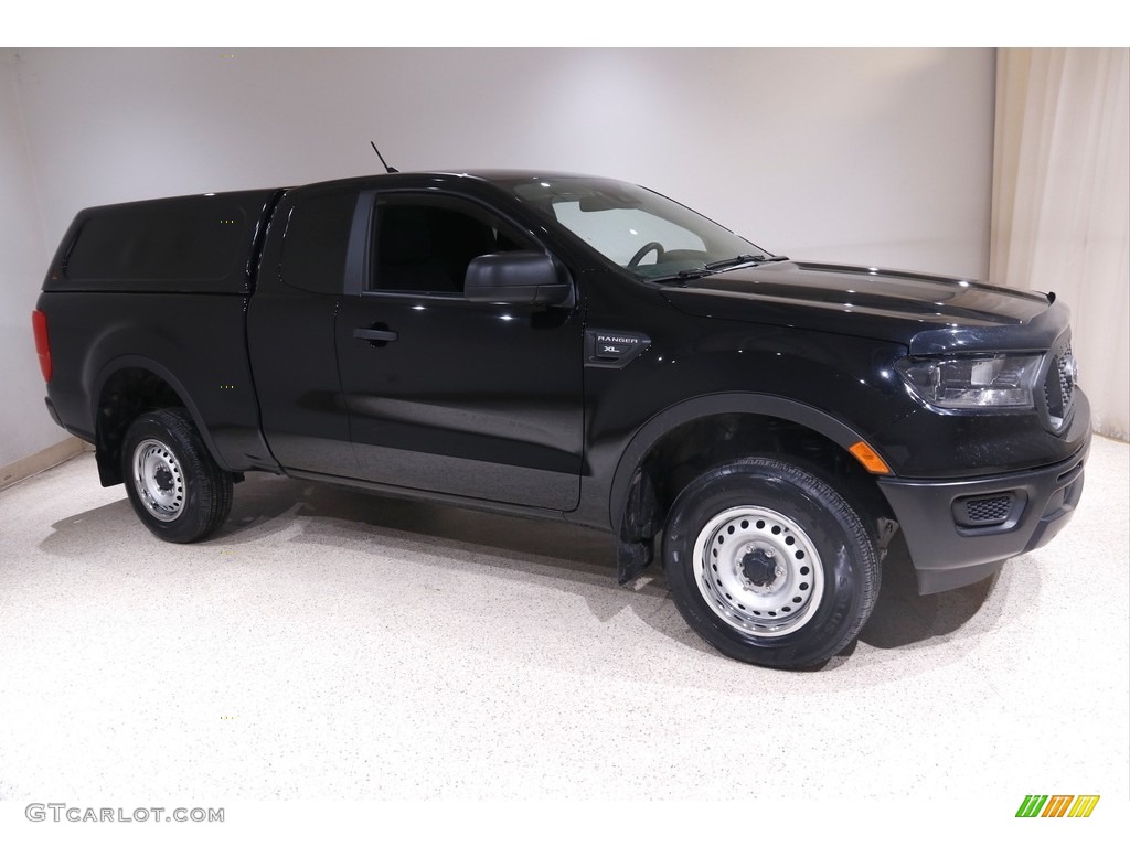 Shadow Black Metallic 2021 Ford Ranger XL SuperCab Exterior Photo #145395882