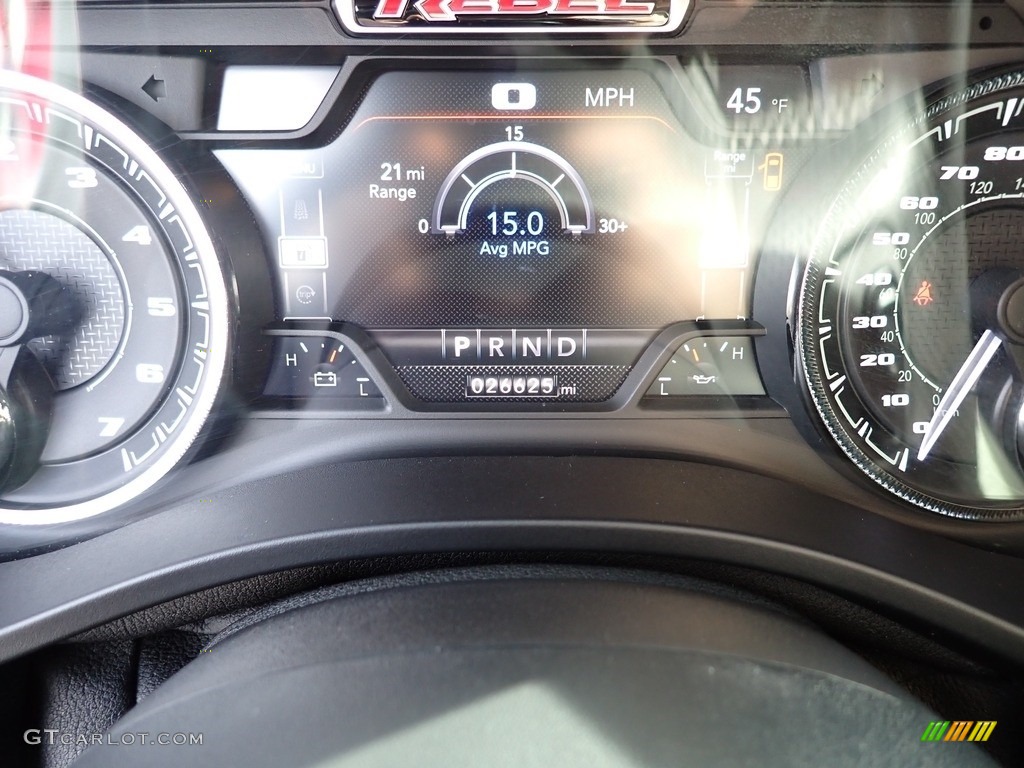 2021 Ram 1500 Rebel Crew Cab 4x4 Gauges Photos
