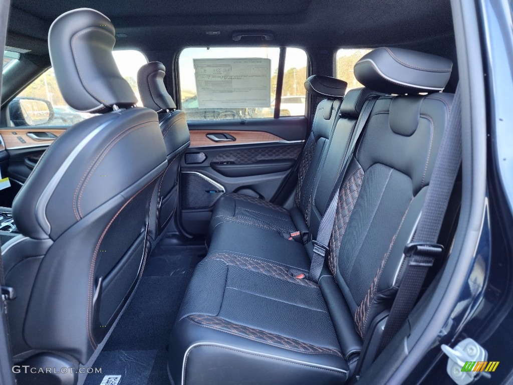 2022 Jeep Grand Cherokee Summit Reserve 4XE Hybrid Rear Seat Photo #145395981