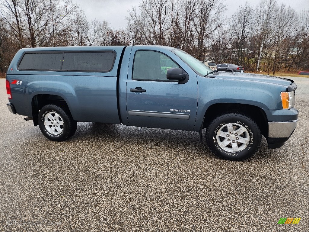Stealth Gray Metallic 2013 GMC Sierra 1500 SLE Regular Cab 4x4 Exterior Photo #145396128