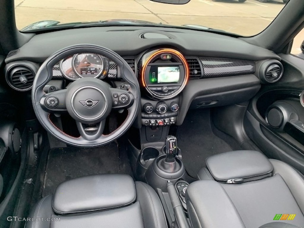 Carbon Black Interior 2020 Mini Convertible Cooper S Photo #145396317