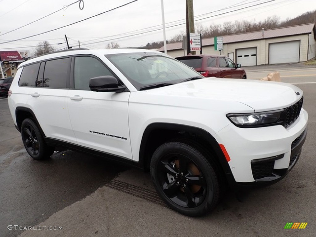 Bright White 2023 Jeep Grand Cherokee L Limited 4x4 Exterior Photo #145396903