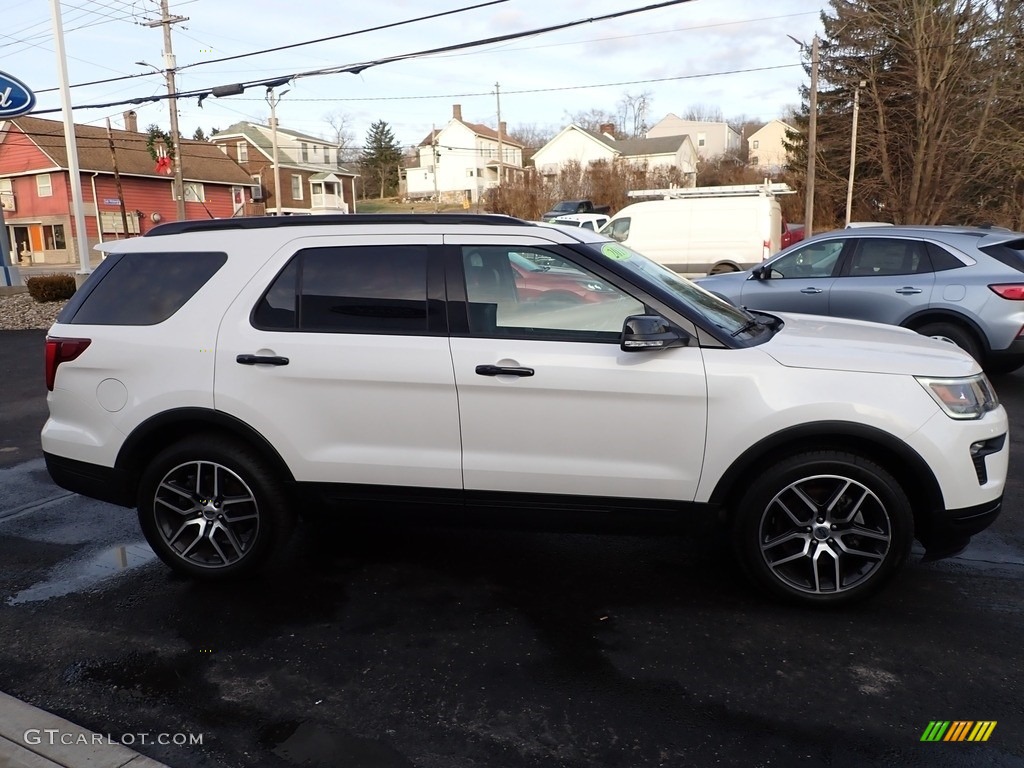 2019 Explorer Sport 4WD - White Platinum / Medium Black photo #6