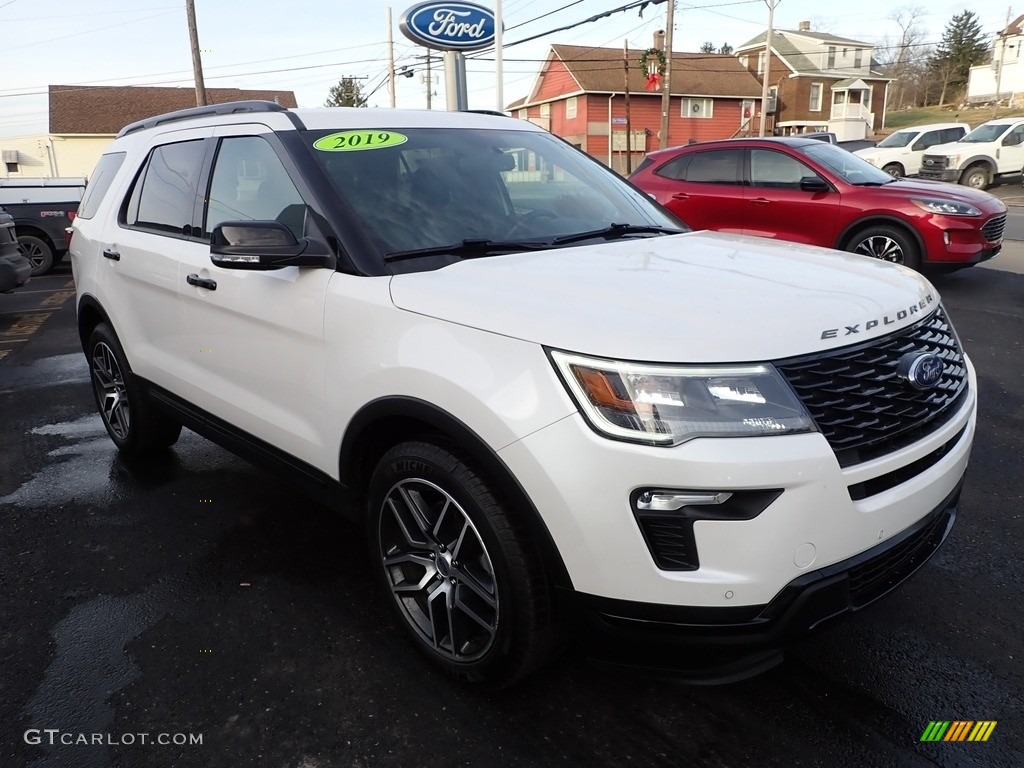 2019 Explorer Sport 4WD - White Platinum / Medium Black photo #7