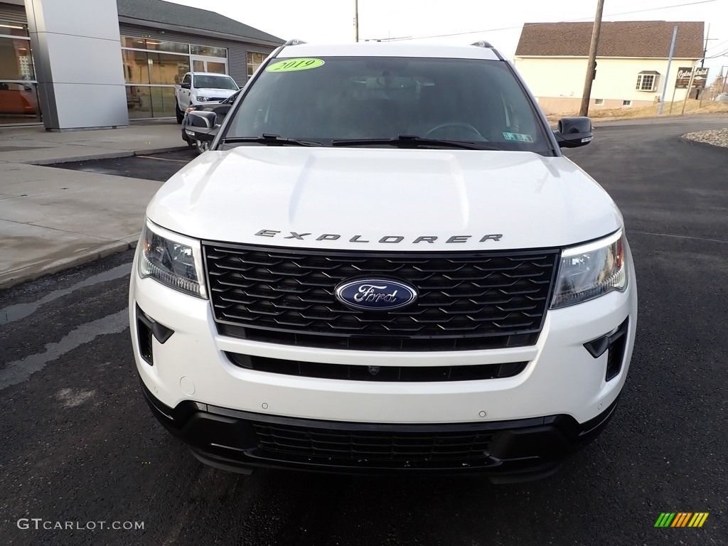 2019 Explorer Sport 4WD - White Platinum / Medium Black photo #8