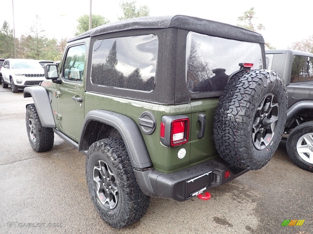 2023 Wrangler Rubicon 4x4 - Sarge Green / Black photo #6