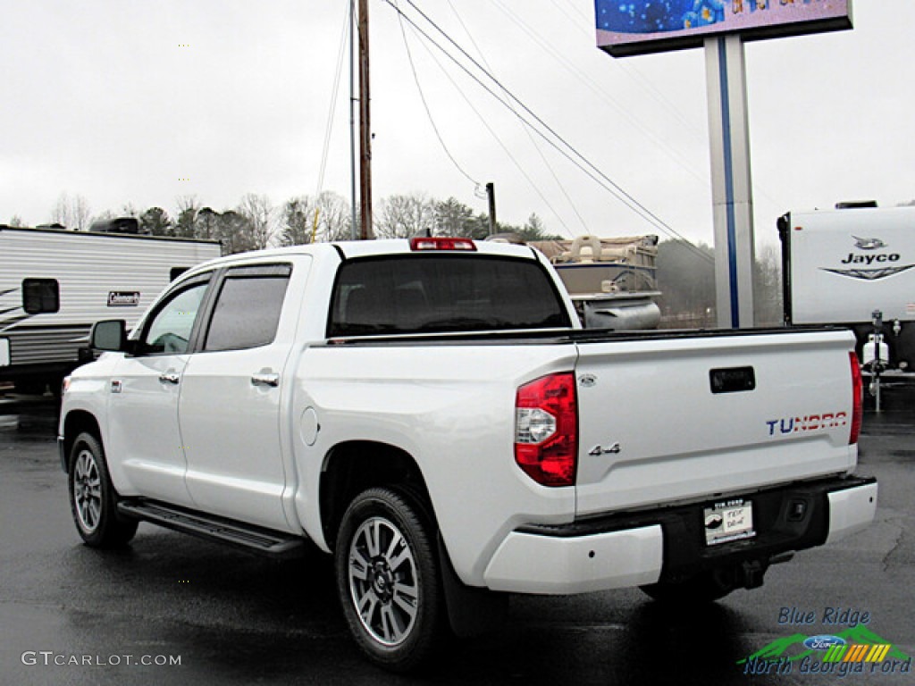 2021 Tundra 1794 CrewMax 4x4 - Super White / 1794 Edition Brown/Black photo #3