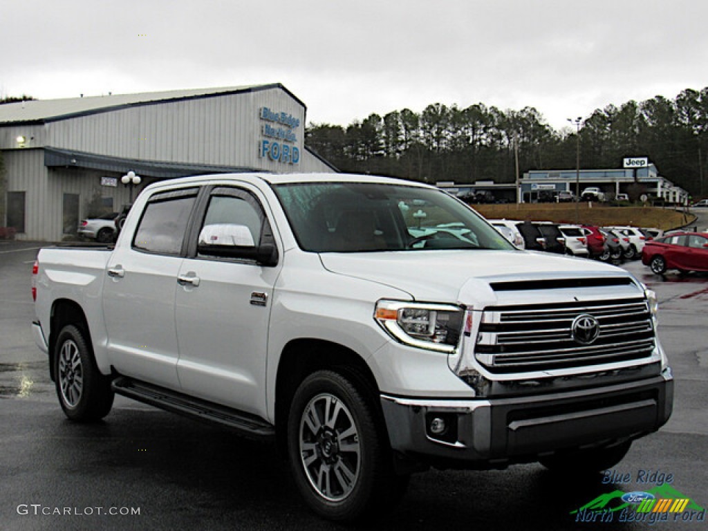 2021 Tundra 1794 CrewMax 4x4 - Super White / 1794 Edition Brown/Black photo #7