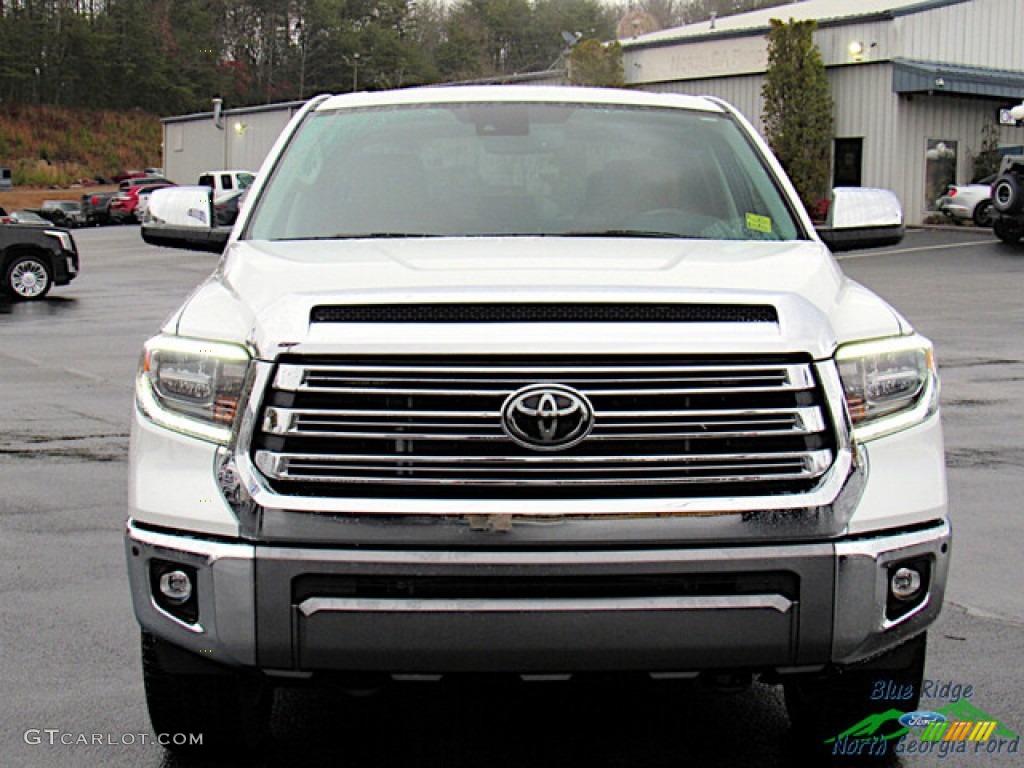 2021 Tundra 1794 CrewMax 4x4 - Super White / 1794 Edition Brown/Black photo #8