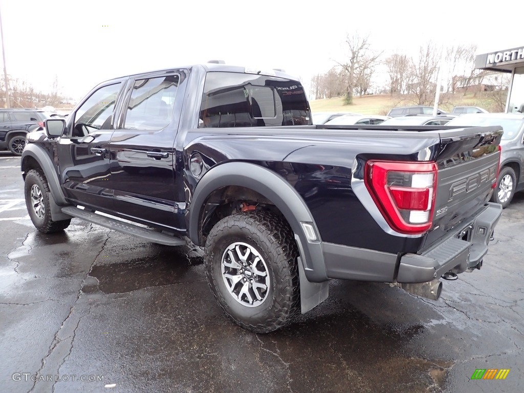 2021 F150 SVT Raptor SuperCrew 4x4 - Antimatter Blue / Black photo #3