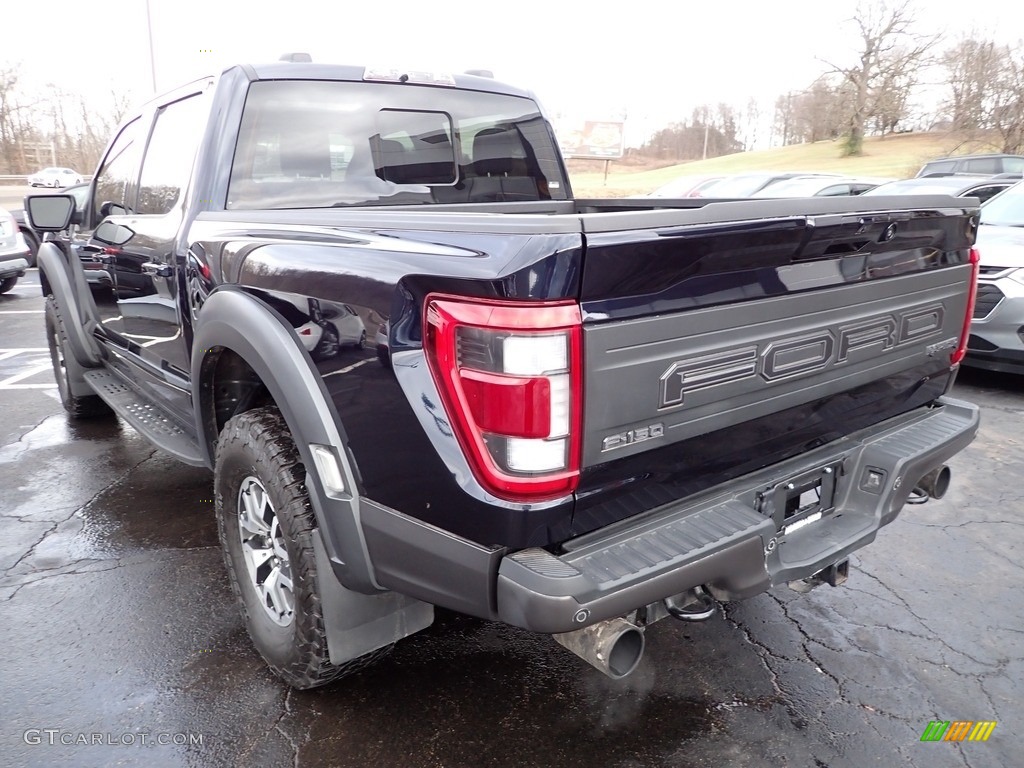 2021 F150 SVT Raptor SuperCrew 4x4 - Antimatter Blue / Black photo #4