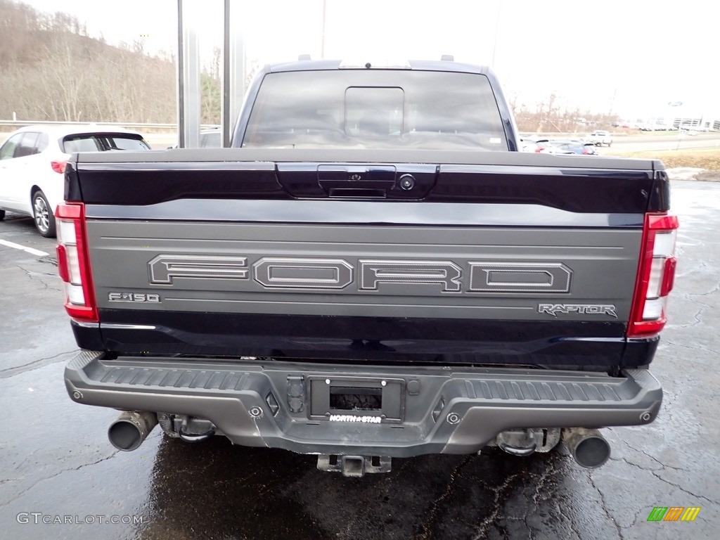 Antimatter Blue 2021 Ford F150 SVT Raptor SuperCrew 4x4 Exterior Photo #145397956