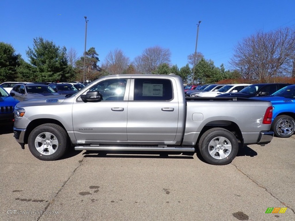 Billet Silver Metallic 2022 Ram 1500 Big Horn Crew Cab 4x4 Exterior Photo #145397968