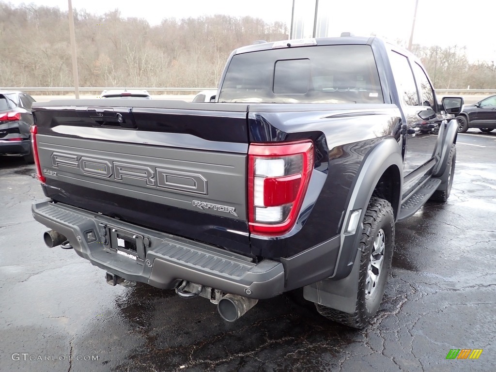 2021 F150 SVT Raptor SuperCrew 4x4 - Antimatter Blue / Black photo #6