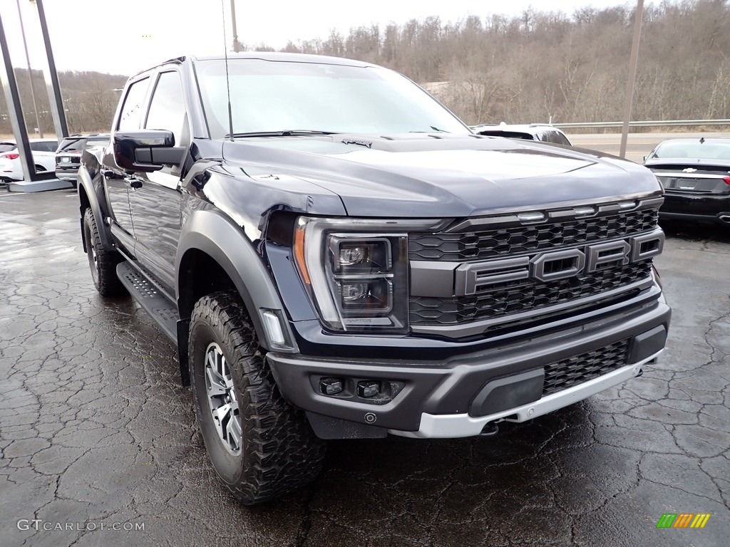 2021 F150 SVT Raptor SuperCrew 4x4 - Antimatter Blue / Black photo #10