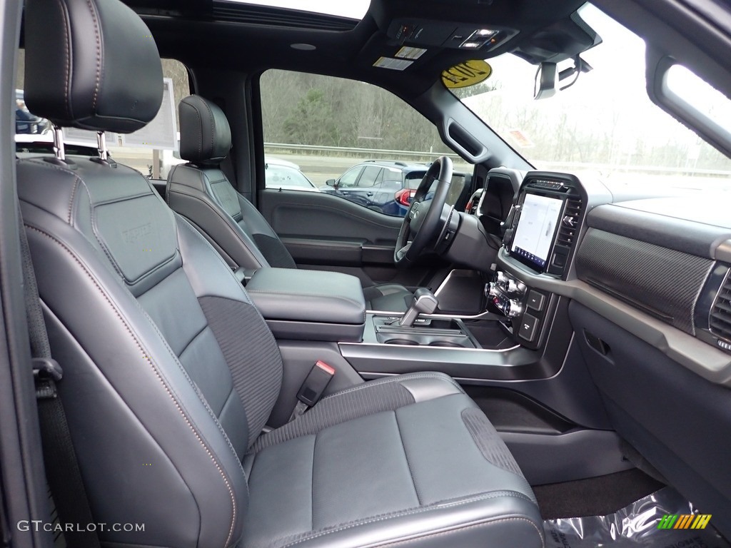 Black Interior 2021 Ford F150 SVT Raptor SuperCrew 4x4 Photo #145398210