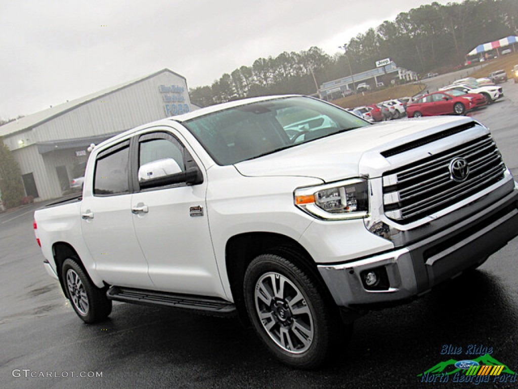 2021 Tundra 1794 CrewMax 4x4 - Super White / 1794 Edition Brown/Black photo #28